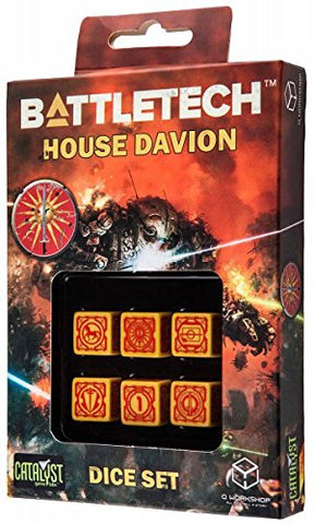 Battletech - House Davion D6 Dice set (6)
