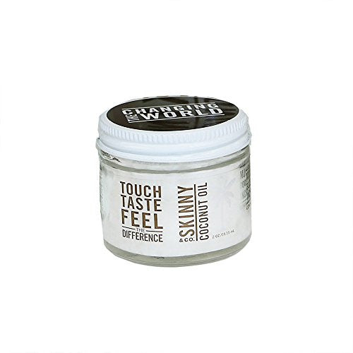 Skinny & Co. 2 Oz Raw Unrefined Alkaline Extra Virgin Coconut Oil