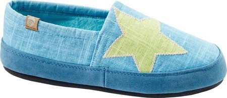 Acorn Women's MOC Summerweight Print Slippers Turquoise S