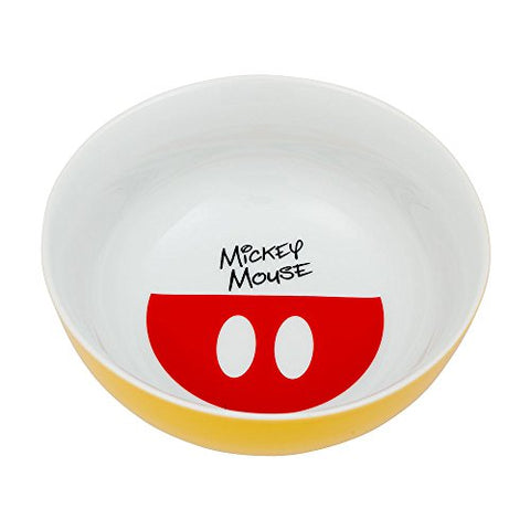 Disney Mickey Mouse 4-Piece 6 inch Ceramic Bowl Set, 6 x 6 x 2.5" h