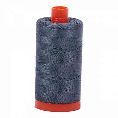 Aurifil- 50wt Cotton 1,422yd, Medium Grey