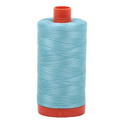 Aurifil- 50wt Cotton 1,422yd, Light Turquoise