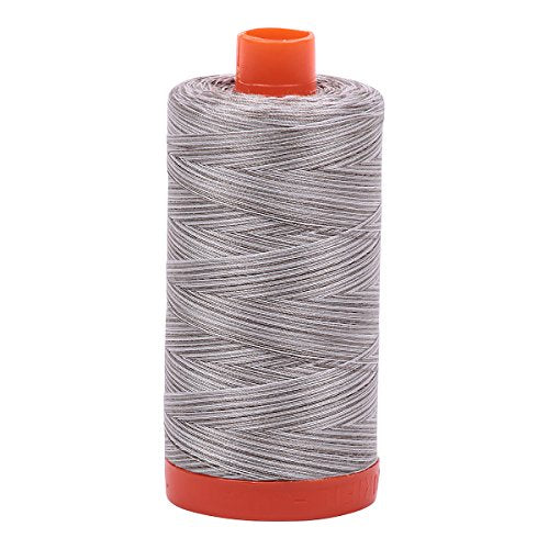 Aurifil- 50wt Cotton 1,422yd, Silver Fox