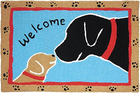 Welcome Dogs, Jellybean Rug 21" x 33"