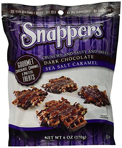 Snappers Dark Chocolate Sea Salt, 6 Ounce