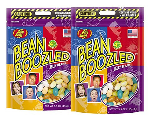 BeanBoozled Jelly Beans Pouch bag (4th edition), 5.5 oz, 2 Bags