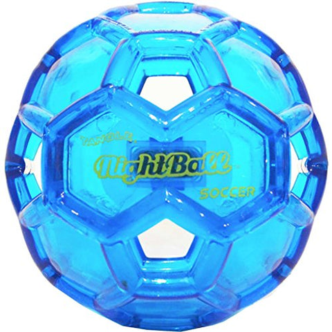 Tangle NightBall Soccer Large, Blu-Blu
