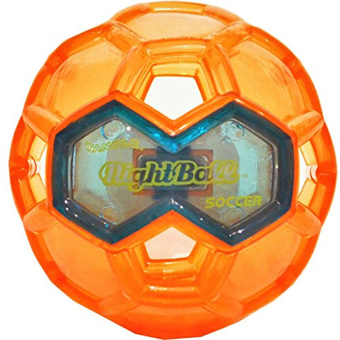 Tangle NightBall Soccer Large, Or-Blu