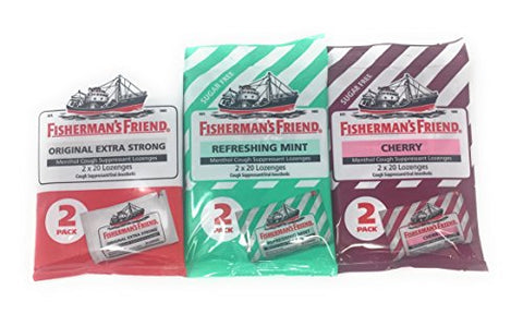 Original Extra Strong, 40 ct. and Sugar Free Mint, 40ct. and Sugar Free Cherry, 40ct