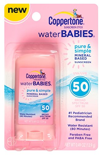 Coppertone Spf#50 Waterbabies Pure And Simple Stick 0.49 Ounce (14ml)