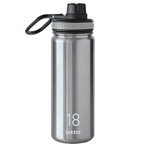 18oz Originals Insulated Stainless Steel Bottle w/Spout Lid, Steel