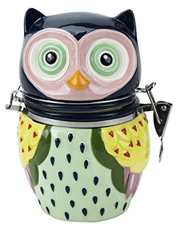Artsy Owl Hinged Jar