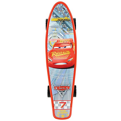 Disney Cars 3 Cruiser Skateboard (M02243) - 55cm x 14cm, Red