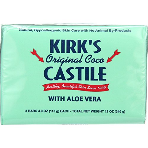 Gentle Castile Soap - Soothing Aloe Vera, 3-Pack Bar, 4 oz.