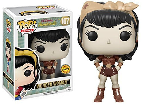 Funko POP! Heroes DC Comics Bombshells: Wonder Woman Limited Edition CHASE VERIANT Toy Action Figure