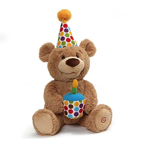 Gund Happy Birthday! - Animated Teddy, 10"