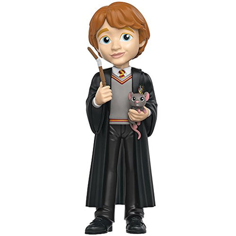 Ron Weasley - Harry Potter Rock Candy 5" Figure w/ Hogwarts Robe, Wand & Rat