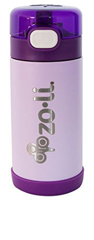 Pow Squeak 10 oz Insulated Water Bottle - Purple