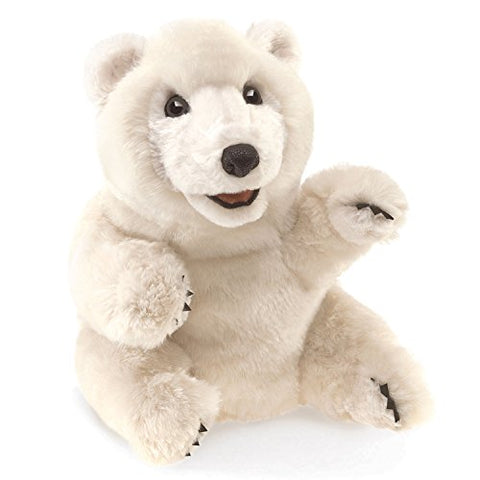 Bear, Sitting Polar, Hand Puppet
