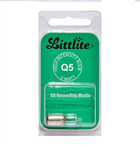Littlite Q5 Halogen Replacement Bulb High Output 5 Watts for Hi Output 5 Watt Incandescent Light