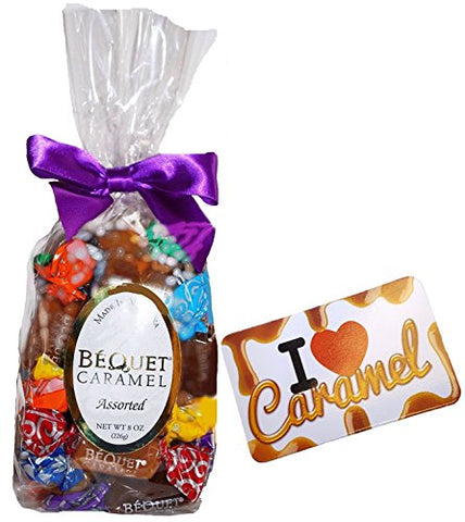 Bequet Caramels Assorted 8 Ounce Bag