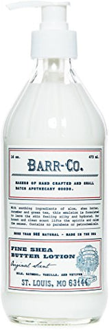 Barr-Co. Original Scent Fine Shea Butter Lotion 16 oz