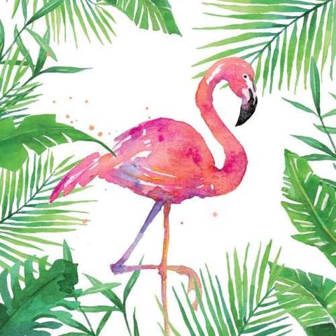 Bev - Tropical Flamingo, 20 Napkins/Pack