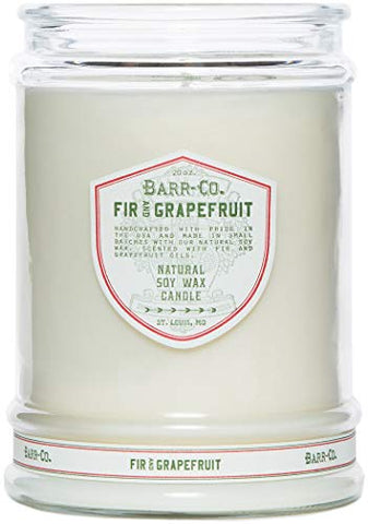 Barr-Co. Fir & Grapefruit Glass Tumbler Candle 20 oz