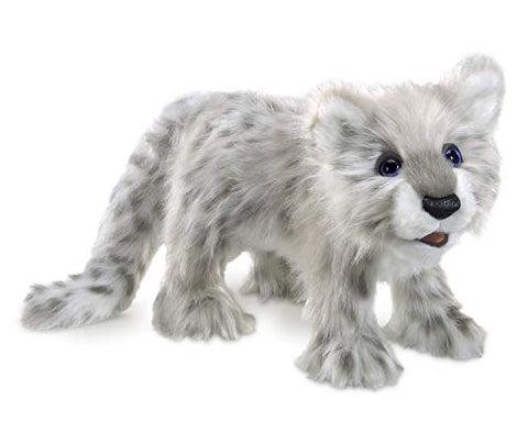 Leopard, Snow Cub, Hand Puppet