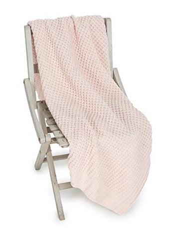 Waffle Baby Blanket HE Pink, 30"x32"