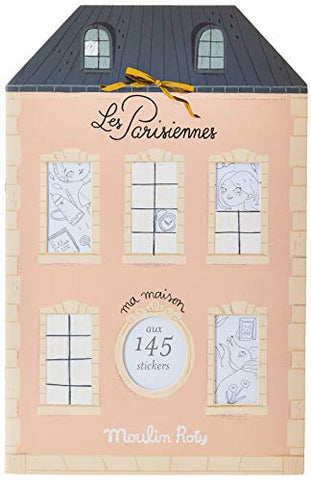 Les Parisiennes Coloring and Sticker Book  20-page