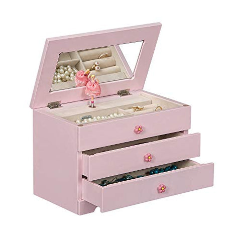 Alice Ballerina Jewelry Box Pink