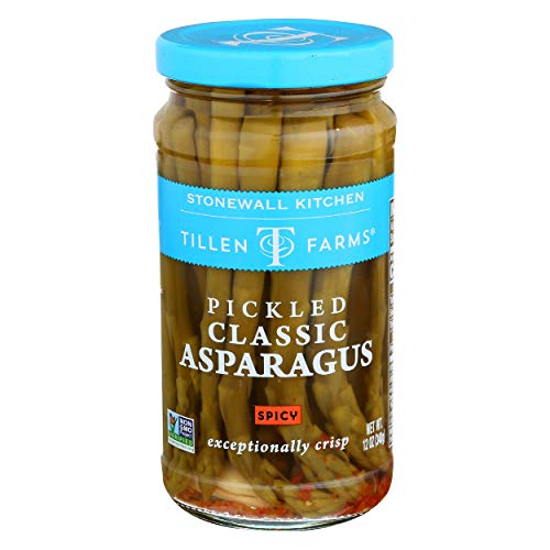 Tillen Farms Spicy Pickled Classic Asparagus, 12 oz jar