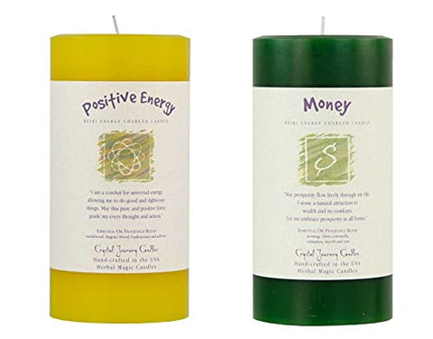 Herbal 3x6 Pillars - Positive Energy, Money