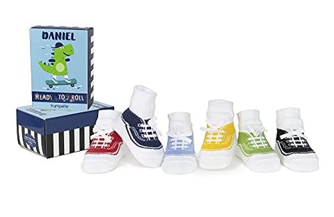 Daniel Low Top Sneaker Style, 0-12 Months, 6 pairs