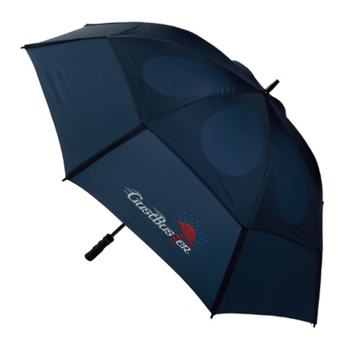 GustBuster Pro Series Gold 62-inch Umbrella - Navy