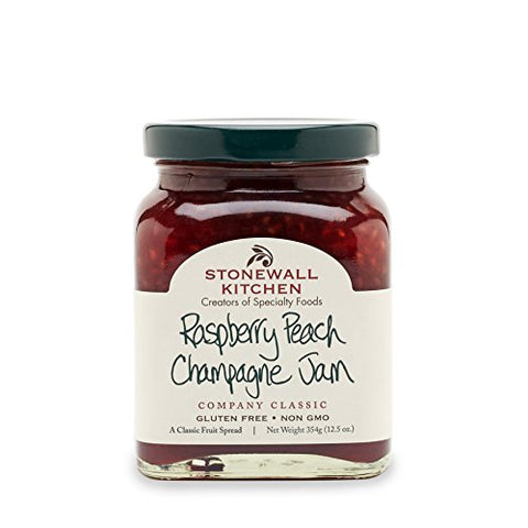 Stonewall Kitchen Raspberry Peach Champagne Jam, 12.5 oz jar