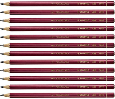 All-STABILO Colored Pencils For Film & Glass, Graphite