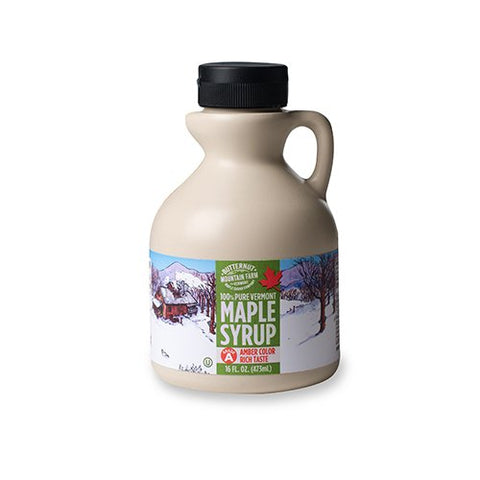 Maple Syrup in Plastic Jugs, 1 Pint, Grade A Amber/Rich Flavor