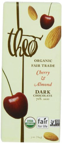 THEO-BAR-SALTED ALMOND, 3 oz