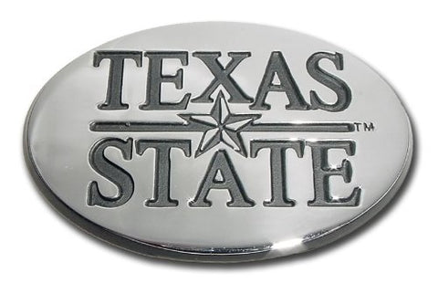 Texas State University Chrome Emblem