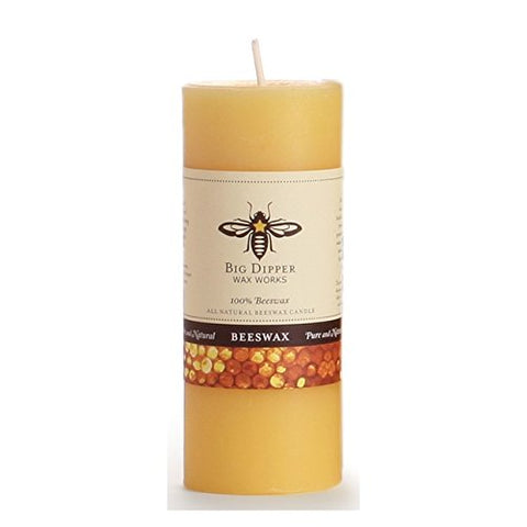 Pure Beeswax Pillar 2" x 4.75" - Natural