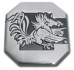South Carolina C-Gamecock Shiny Chrome Emblem