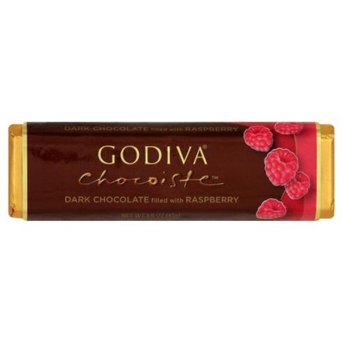 Godiva-Bar-Chocoiste-Dark Choco w/ Rasp-1.5oz