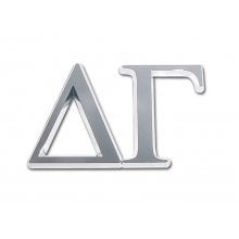 Delta Gamma Chrome Emblem, Shiny