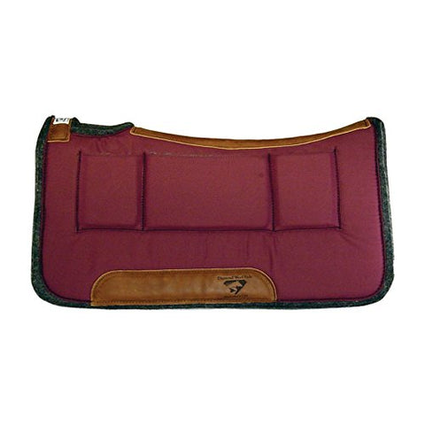 Contoured Relief Pads, Burgundy, 30 x 30 Sqr, 1 inch