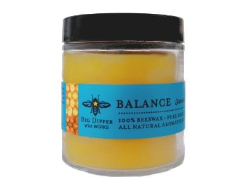 Beeswax Aromatherapy Apothecary Glass 3.2 oz - Balance