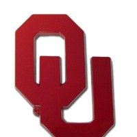 Oklahoma OU Powder-Coated Emblem