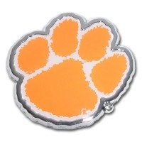 Color Auto Emblem NCAA Clemson Tigers