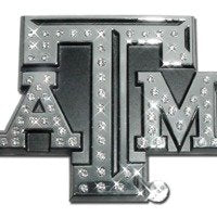 Texas A&M ATM Crystal Chrome Emblem